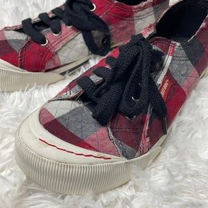 Plaid sneakers!